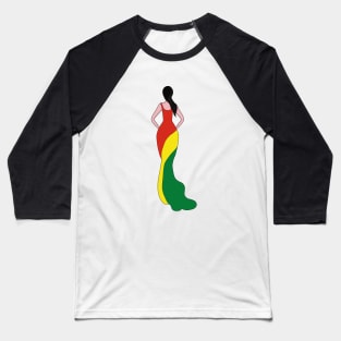 Bolivia Woman Baseball T-Shirt